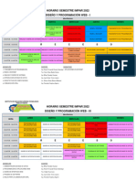 Horario Semestre Impar 2022