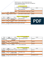 Programme Du 6 Au 12 Novembre