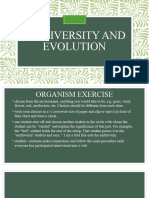 Biodiversity and Evolution
