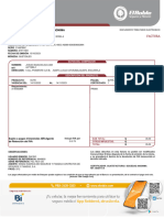 Seguros El Roble, Sociedad Anonima Seguros El Roble S.A.: Factura