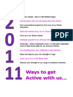2011 Ways to Get Active