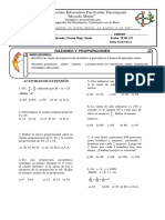 Institución Educativa Particular Parroquial "Mundo Mejor": Razones Y Proporciones