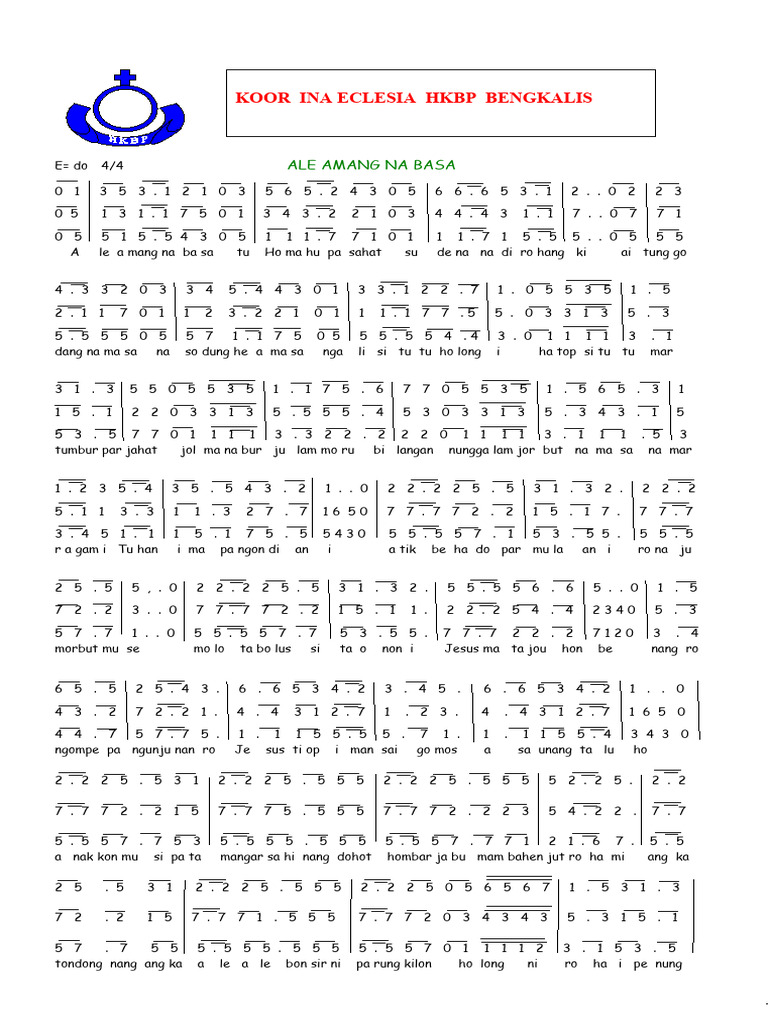 Ale Amang Na Basa | PDF