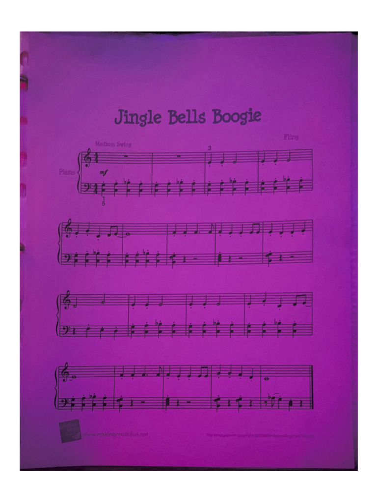Jingle Bells Boogie PDF