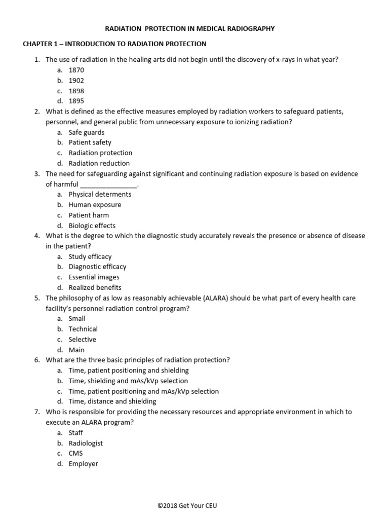 RADIATIONPROTECTIONINMEDICALRADIOGRAPHY1 PDF Ionizing