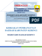 #1. Paparan Bupati Kerinci Orientasi PPPK