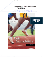 Basic Biomechanics Hall 7th Edition Test Bank