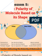 Lesson 5 - The Polarity of Molecule Based On Its Shape