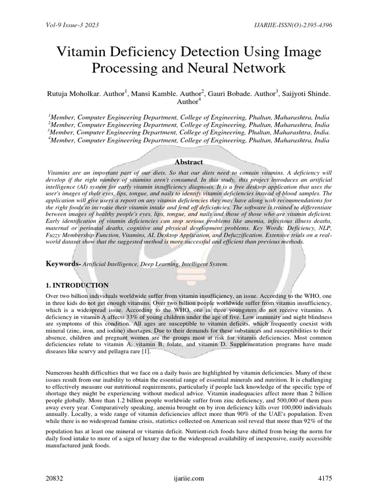Vitamin Deficiency Sensory Processing Disorder