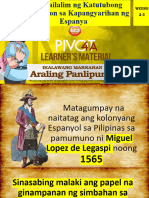 Pagsasailalim NG Katutubong Populasyon Sa Kapangyarihan NG Espanya