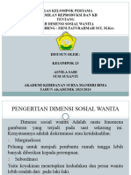 Dimensi Sosial Wanita