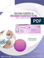 Vacuna Tetravalente Contra La Influenza FLUZACTAL Supplies 2021