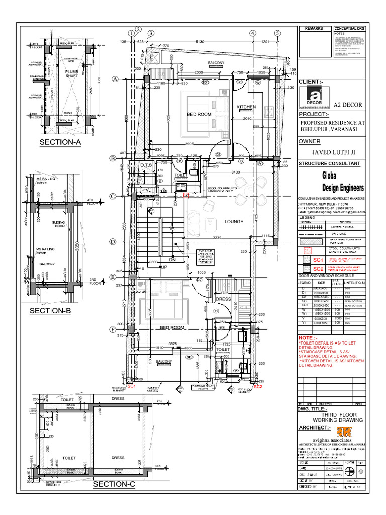 GFC Drawings for Third Floor Plan | PDF | Culture Of Queensland ...