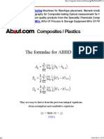 ABBD Matrix Definitions for Composite Laminates