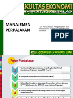 Tax Planning Dan Pengendalian Atas Penghasilan Usaha Dan Penghasilan Lainnya