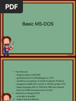 Basic Ms Dos