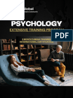 Psychology Extensive Training Program 2024