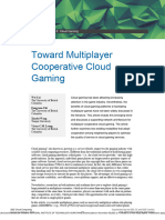 Toward Multiplayer Cooperative Cloud Gaming