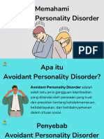 Memahami Avoidant Personal Disorder