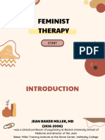 Feminist Therapy 1