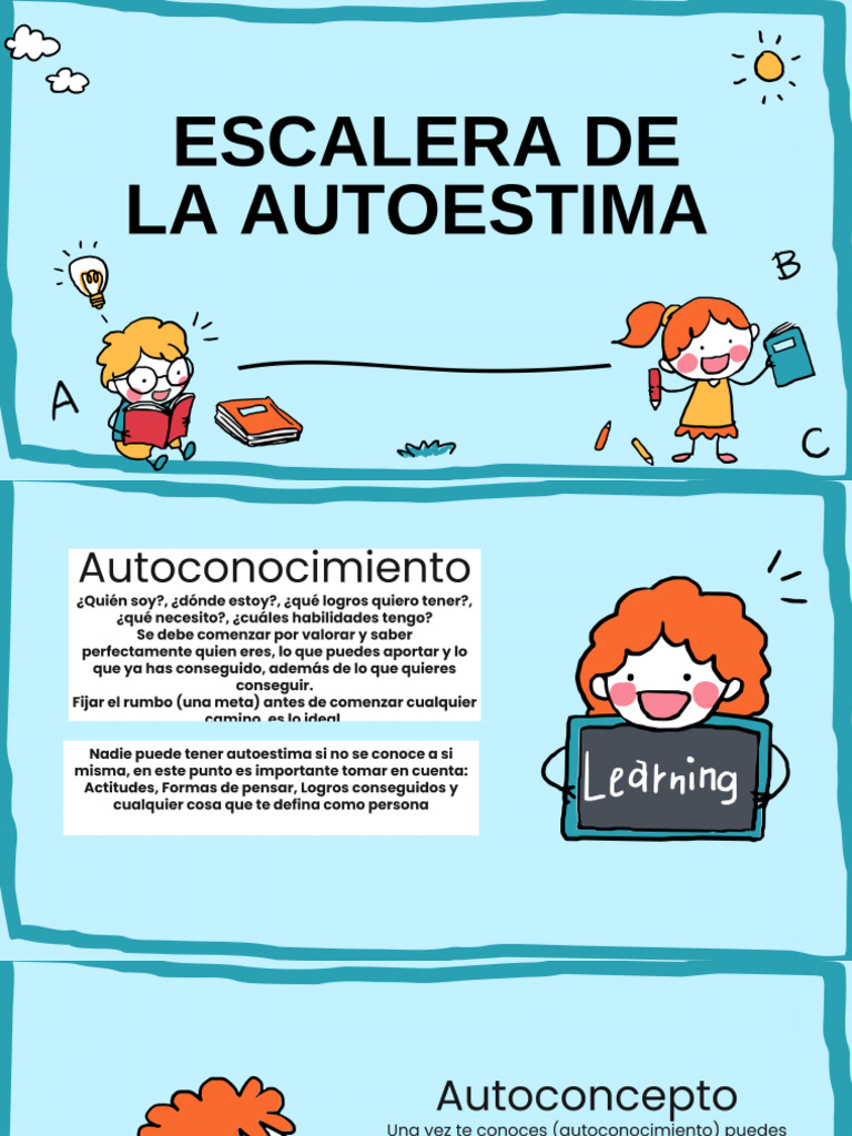 ESCALERA DE AUTOESTIMA - PPTX - 20231009 - 120016 - 0000 | PDF