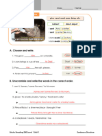 Bricks Reading 200 - L1 - Grammar Sheet - Answer Key