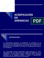 5acidificación en Areniscas