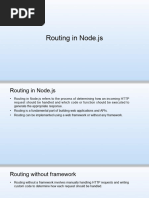 NodeJS Routing