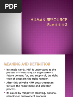 HR Planning