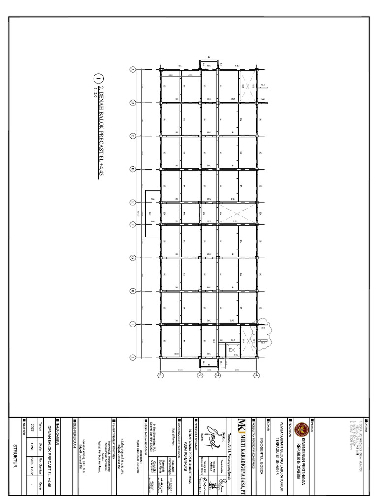 Wbp sheet wbp shd str lab lt 2 02 denah balok precast pdf