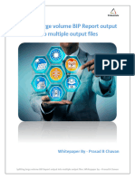 Splitting Large Volume BIP Report Output Into Multiple Output Files