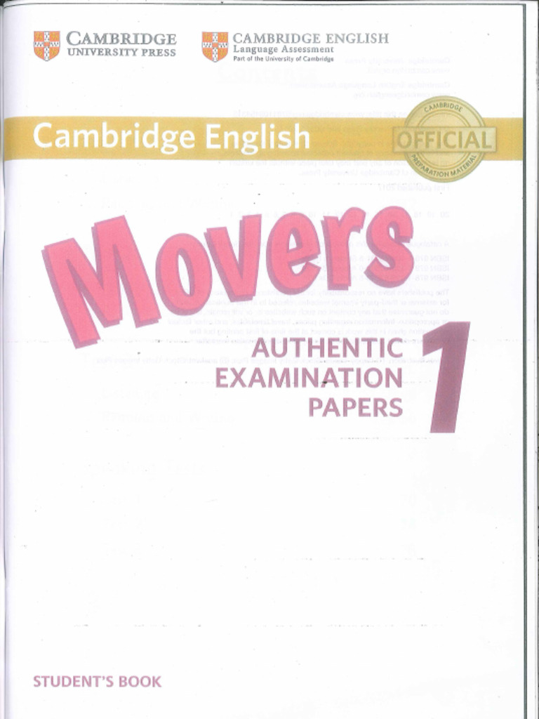 Movers 1 Student S Book Pdf