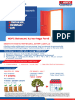 HDFC SWAP Balanced Advantage Fund - 1 Crore Investment (As of Aug 31 2023)