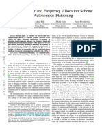 Dynamic Power and Frequency Allocation Scheme For Autonomous Platooning