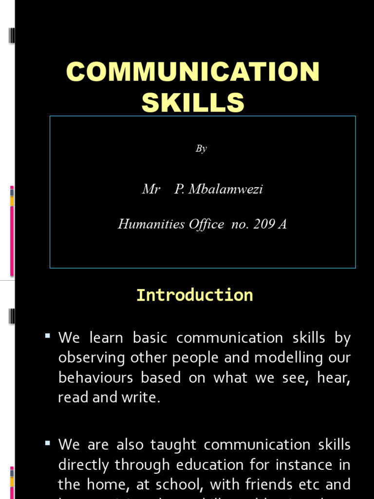 COMMUNICATION SKILLS DEFINITION BY AUTHORS visual data 3