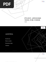 PYLINT - Awesome Tool For Coder