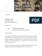 CFDC Launch Invitation Letter - MS. PRESCY V. YULO