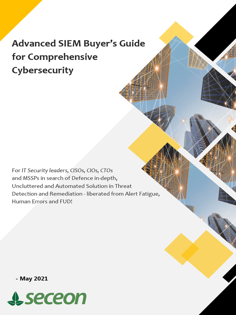 Advanced SIEM Buyer’s Guide 2021 | PDF | Security | Computer Security