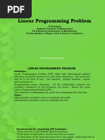 Linear Programming Problem