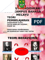 Teori Pembelajaran Behavior Is + Kognitif