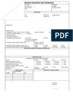 Form Asuhan Gizi Dewasa Klinik PT MKH