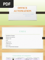 Office Automation UNIT-1