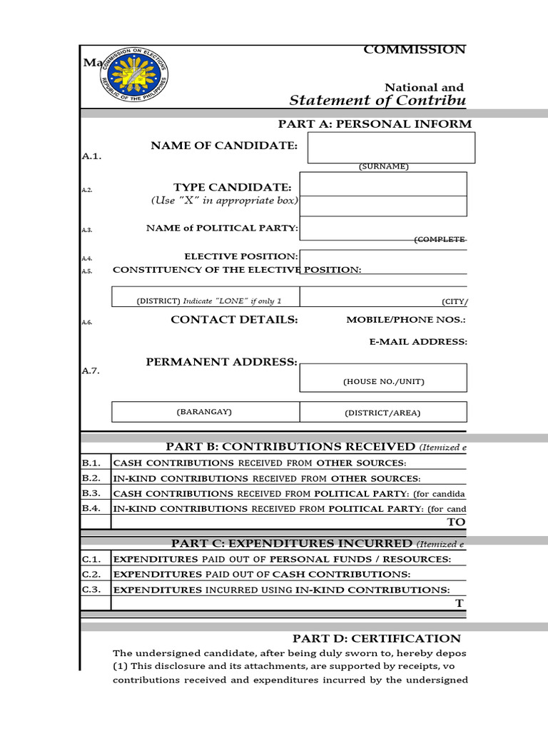Soce Form PDF Notary Public Government