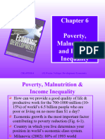 CH 6 Poverty Malnutrition Income Inequality