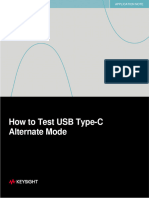 How To Test USB Type-C Alternate Mode