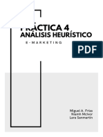 Práctica 4 - Análisis Heurístico - E-Marketing