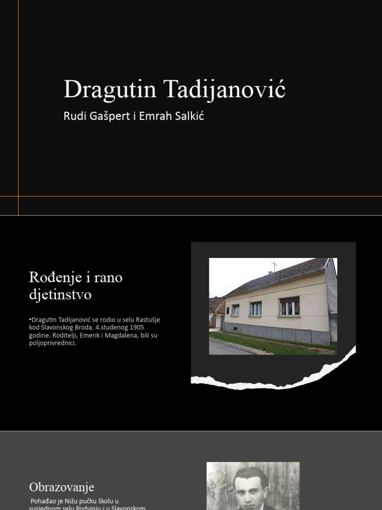 Dragutin Tadijanović PDF