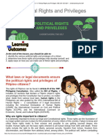 5.1.4. Political Rights and Privileges - GEC 001-CE12S11 - Understanding The Self