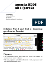 Polymers in NDDS - 1.1