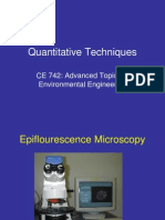 Quantitative Techniques: CE 742: Advanced Topics in Environmental Engineering